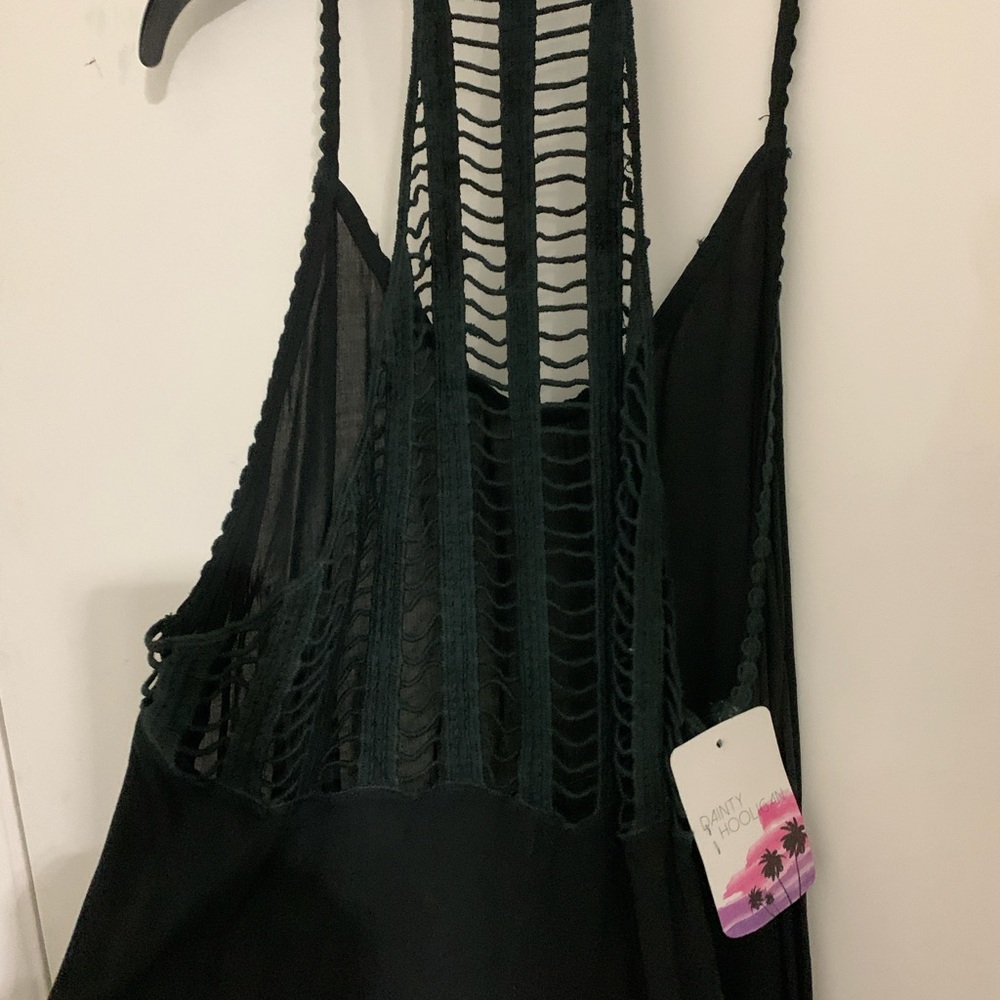 Black maxi dress